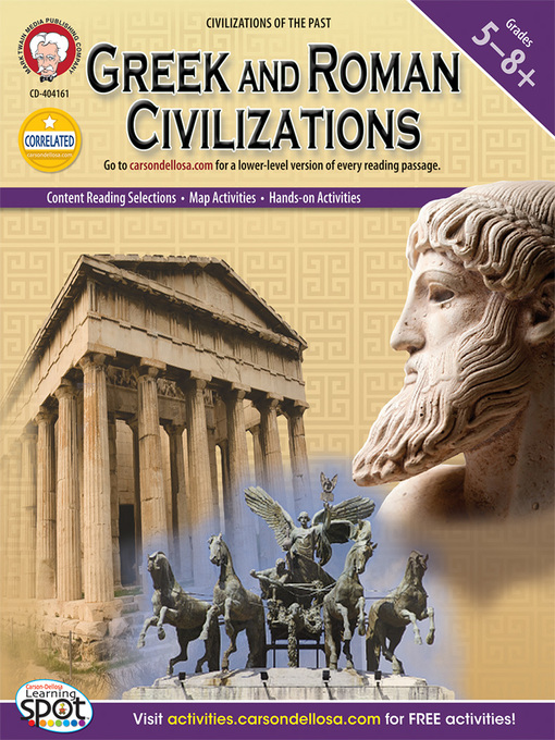 Title details for Greek and Roman Civilizations, Grades 5 - 8 by Heidi M.C. Dierckx - Available
